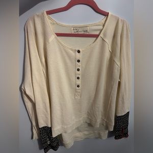 Vintage Havana Large Free People Style Long Sleeve Shirt